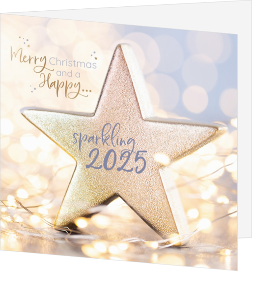 Kerstkaart - Sparkling 2025