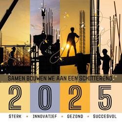 Kerstkaart   Bouw 2025 Achterkant/Voorkant