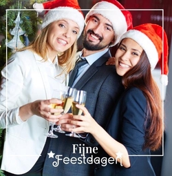 Kerstkaart   Eigen foto Achterkant/Voorkant